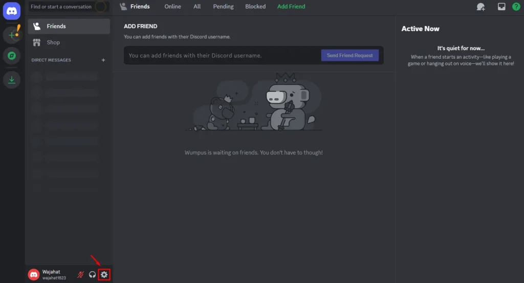 Find the Settings