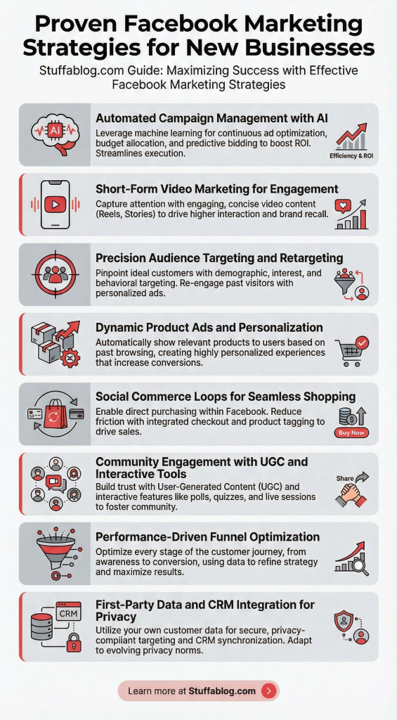 Top proven facebook marketing stretegies for new business by stuffablog.com