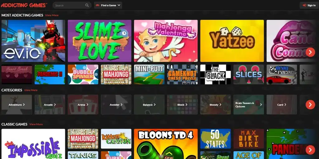 Addicting Games