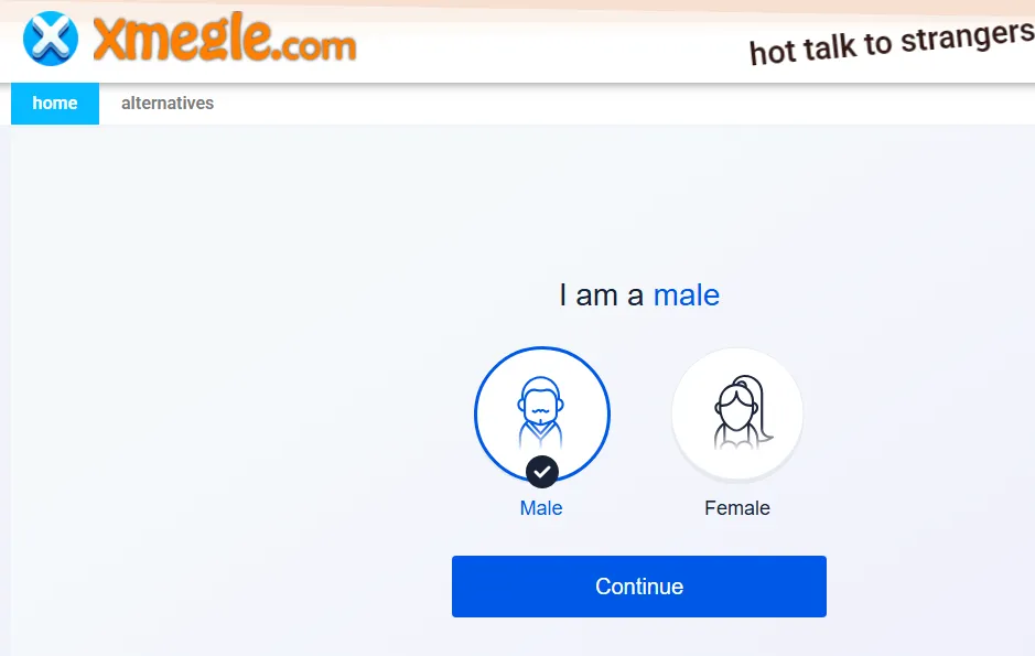 click on continue