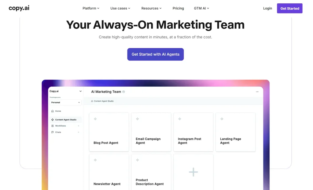 Copy.ai: AI-Powered Copywriting Assistant