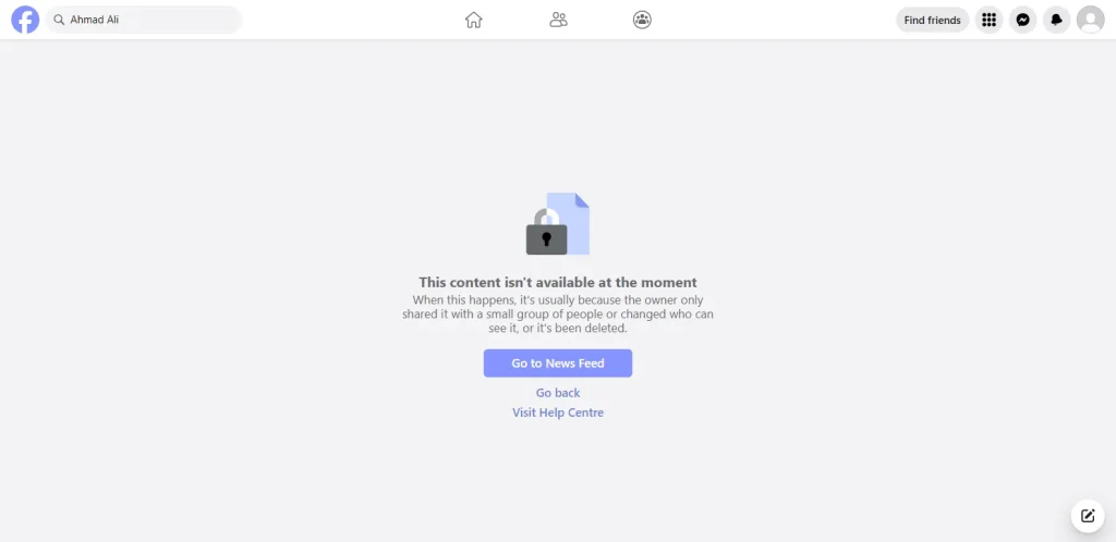content is not available