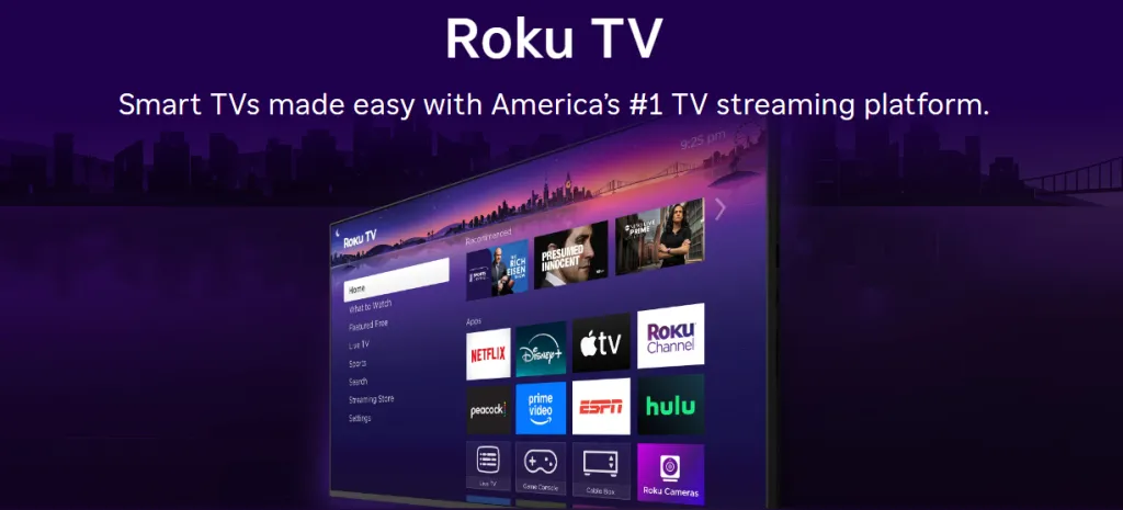 Web home page screenshot from Roku.com by stuffablog.com