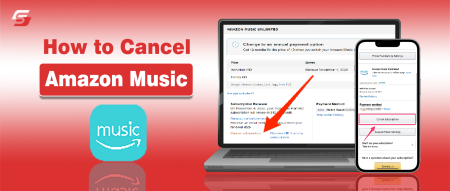 Step-by-step guide showing how to cancel Amazon Music subscription and stop auto-renewal.