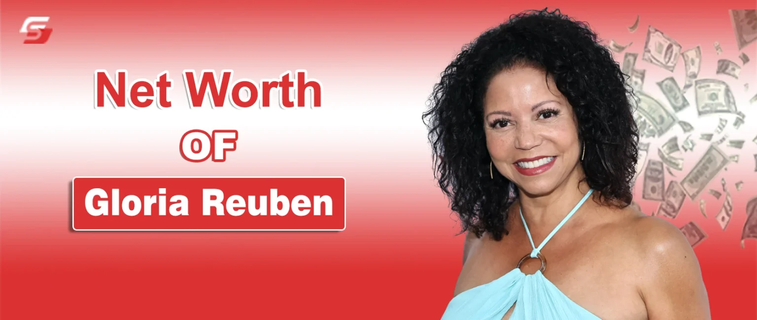 Portrait of Gloria Reuben with text "Gloria Reuben Net Worth," highlighting her acting and music career