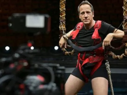 Mike Rowe on Reason TV shooting
