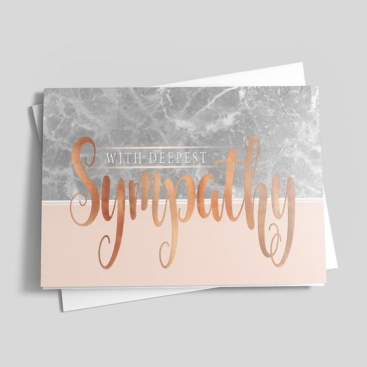 Sympathy text cards