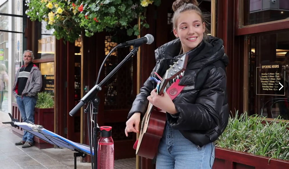 Screenshot from Allie Sherlock's youtube video