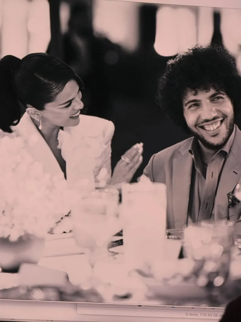 Screenshot of  Selena Gomez celebrated her fiancé Benny Blanco’s 35th birthday by Stuffablog.com