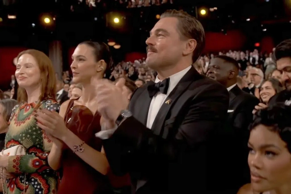 Leonardo DiCaprio with girlfriend Vittoria Ceretti