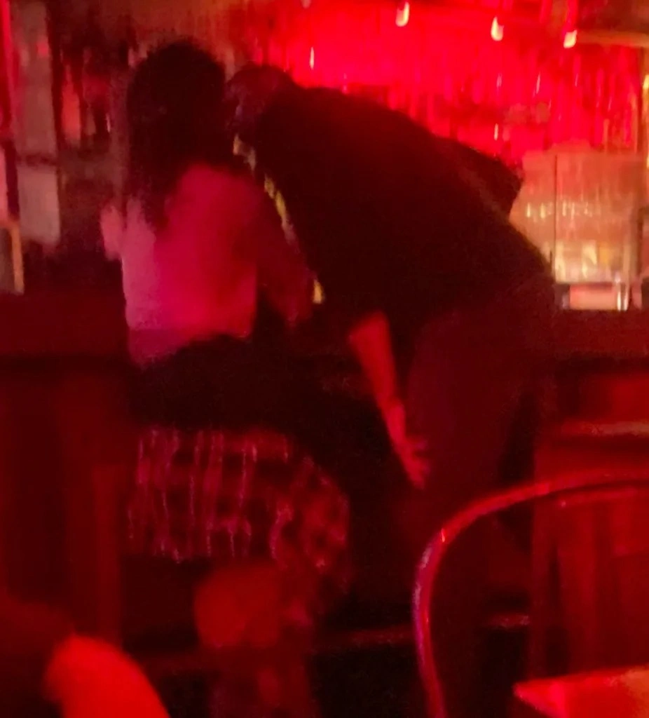 Mike Vrabel and Dianna Russini Kissing in NYC Bar in 2020